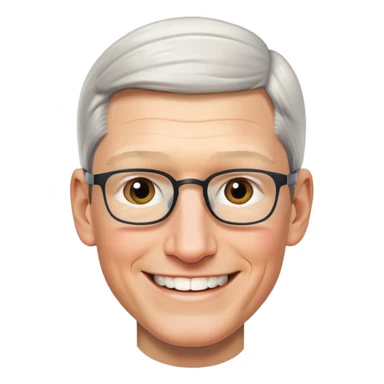 tim cook smiling sticker