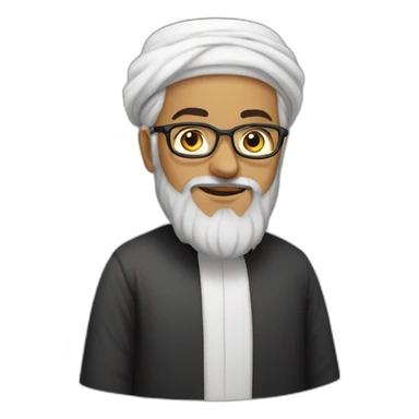 Islamic scholar sticker