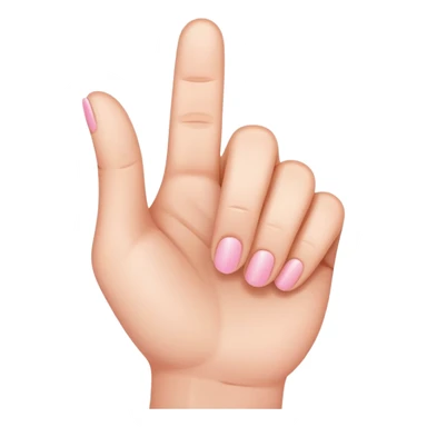 pinky finger hand with the pinky up sticker