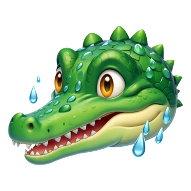 Crocodile tears sticker
