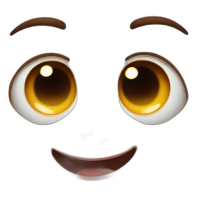 cute face with love eyes sticker