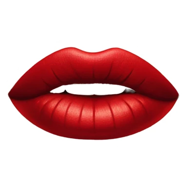 red lipstick woman lips kiss sticker