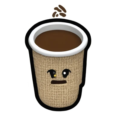Coffee cozy sticker