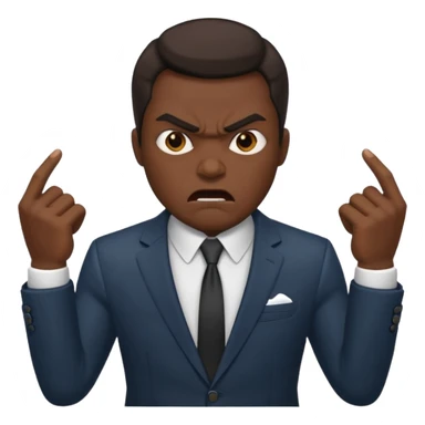 mafia boss angry sticker