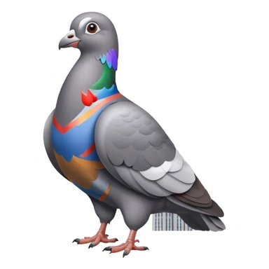 Giant pigeon on the Empire State Building like King Kong  sticker