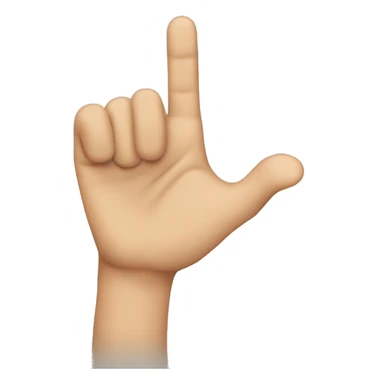 Hand waving, no ring and middle finger sticker