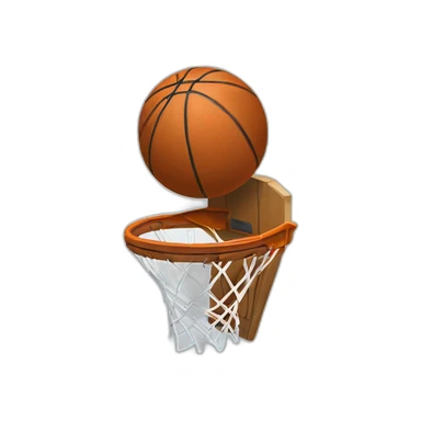Une planche de basket brisé sticker