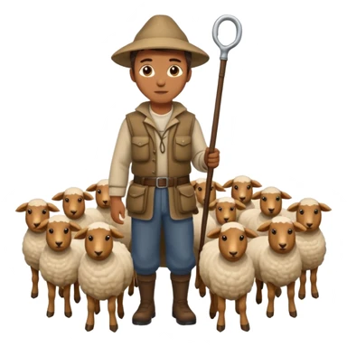 Structure et gouvernance, un berger qui guide son troupeau  sticker