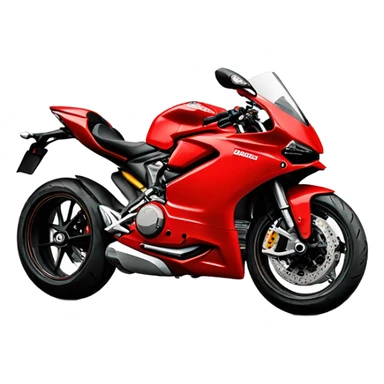Ducati motorcycle red sticker