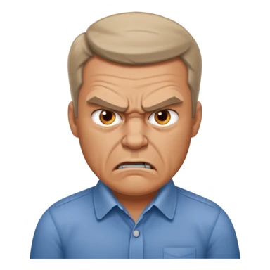 Furious Angry dad  sticker