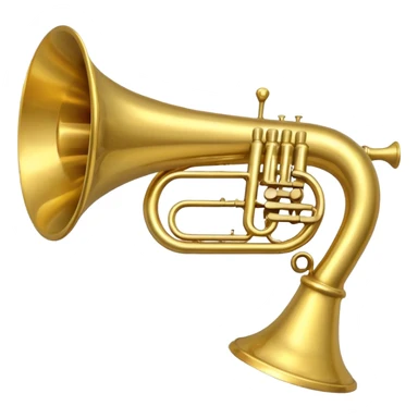 postal horn instrument sticker