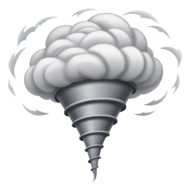 tornado swirling wind funnel sticker