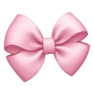 light pink bow sticker