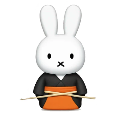 miffy is a sushi sticker