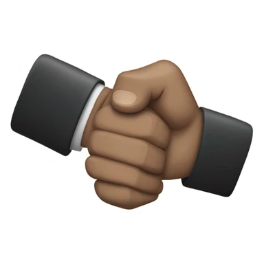 Friends fist bumping sticker