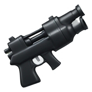 black water gun sticker