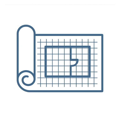 blueprint roll in general style sticker