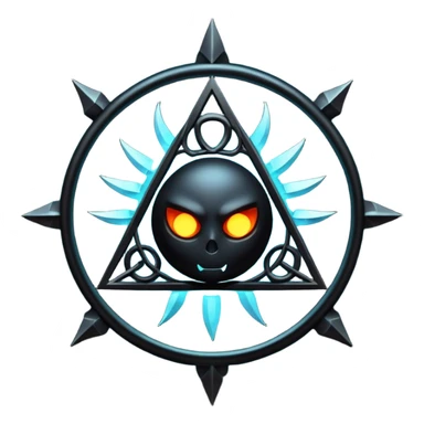 Make a black magic symbol sticker