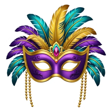 karnaval maskesi sticker