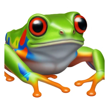 Red eyed tree frog  sticker