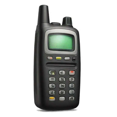old school walkie talkie sticker