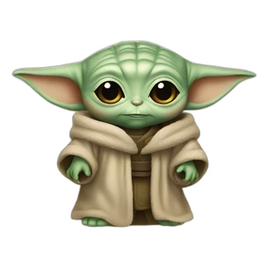 Baby yoda father sticker