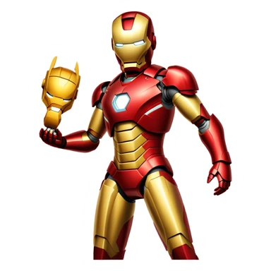 Iron Man superhero sticker