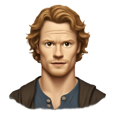 Sam heughan sticker