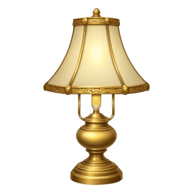 old school lighting lamp sticker