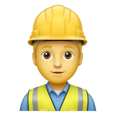 lemon wearing a hard hat sticker