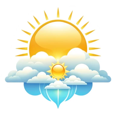 Epic complex detailed heavenly divine gradients white golden bright light solarpunk sunny aesthetic-scenery sticker