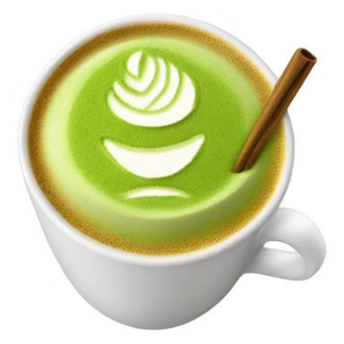 matcha latte sticker