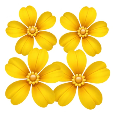 Yellow flowers  sticker