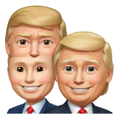 Trump and Putin sticker