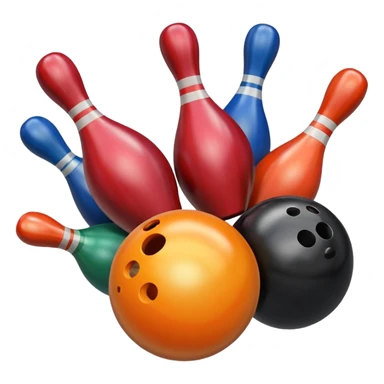 bowling Rolling Balls sticker