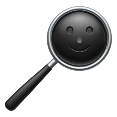 black search icon sticker