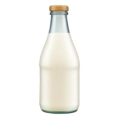 a bottle of kefir sticker