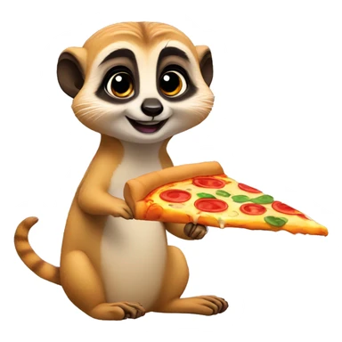 meerkat-eating-pizza sticker