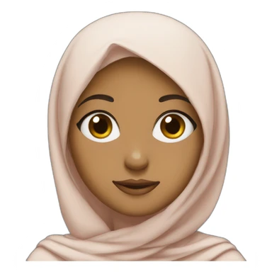 Girl hijab teacher sticker