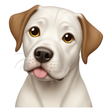Pit lab mix dog sticker