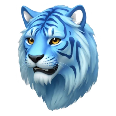 Spectral tiger blue sticker