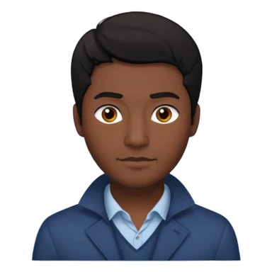 coily hair mens image sticker