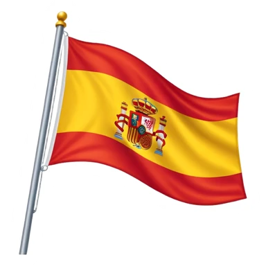 la bandera de españa pero con sus colores sticker