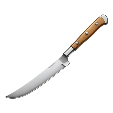 butter knife with wooden handle sticker