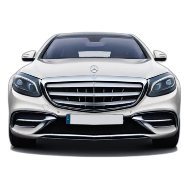 Mercedes maybach w223 front view sticker