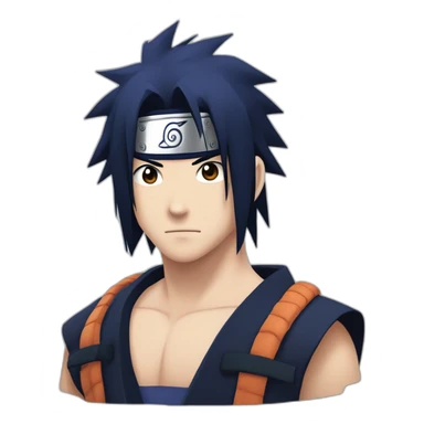 Sasuke Uchiha from "Naruto" sticker