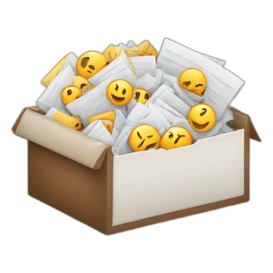 overflowing inbox sticker