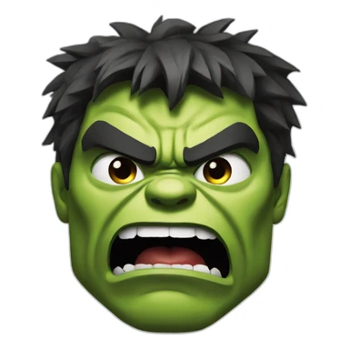 Hulk angry sticker