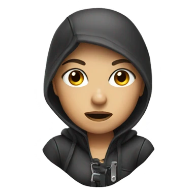 Girl Robber Emoji sticker