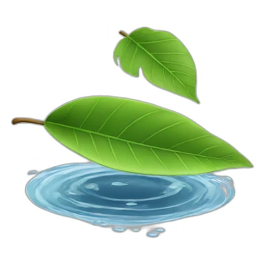 ptz-camera-recording-leaf-floating-on-water sticker
